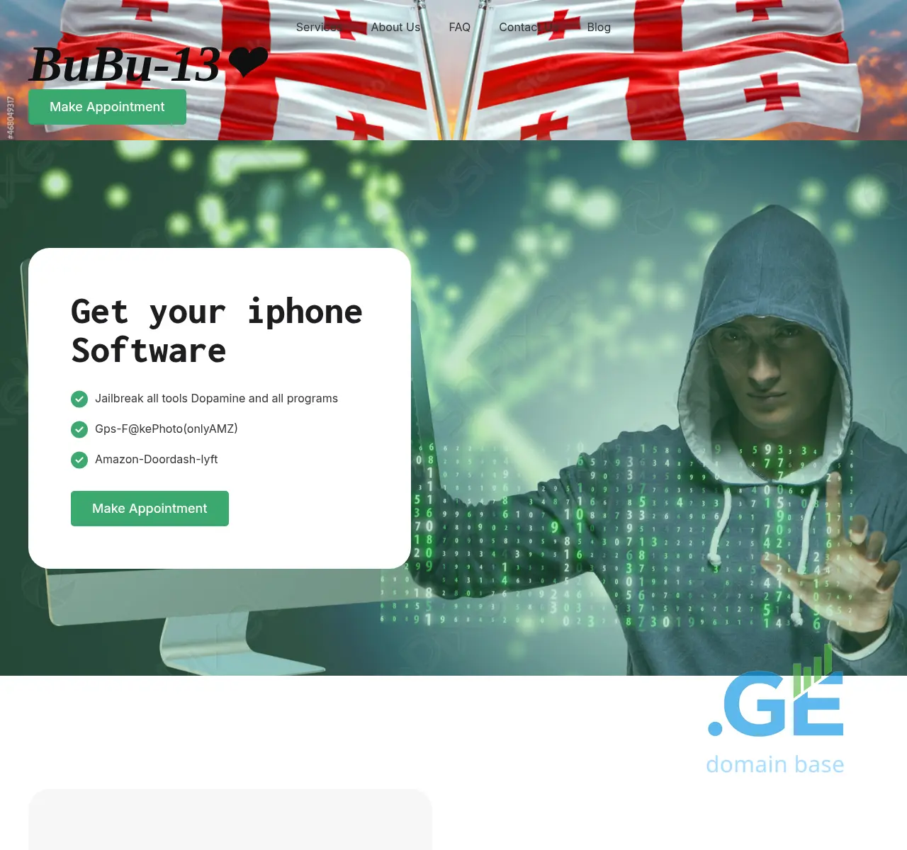 Screenshot of the site 013.ge at 2025-11-05