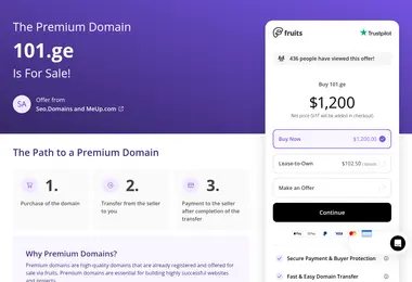 Screenshot of 101.ge