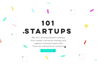 101startups.ge-ის ეკრანის სურათი