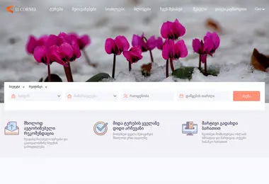 Скриншот 11corners.ge