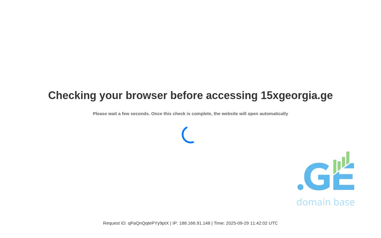 Screenshot of the site 13xgeorgia.ge