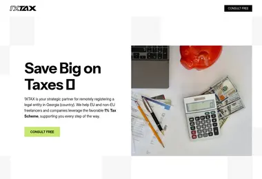 Скриншот 1xtax.ge