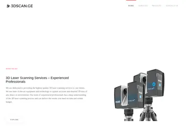 Screenshot of 3dscan.ge