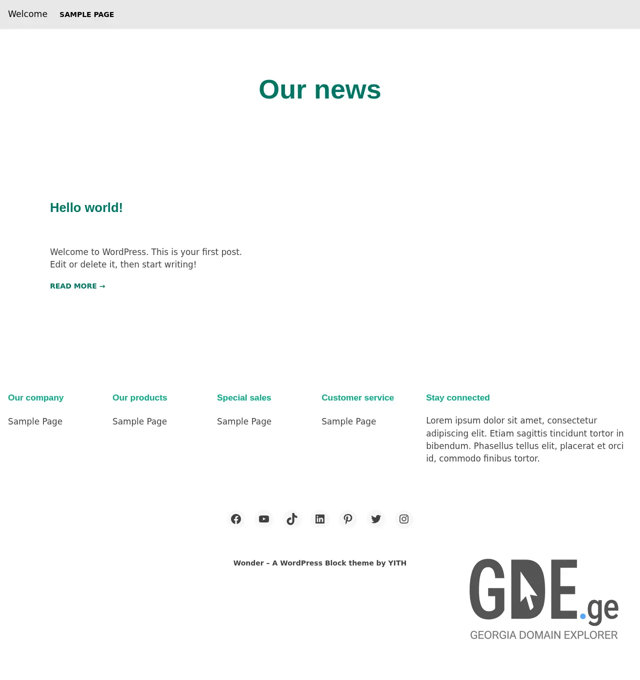 Screenshot of the site 4bl.ge at 2025-12-07