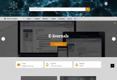 Screenshot of 4science.ge