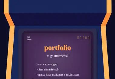 Screenshot of 4tfolio.ge