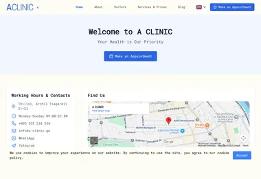 a-clinic.ge-ის ეკრანის სურათი
