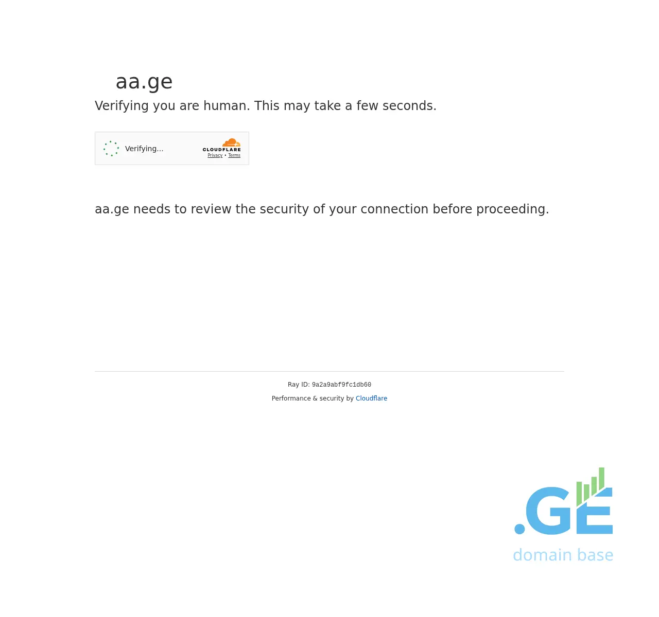 Screenshot of the site aa.ge at 2025-11-22