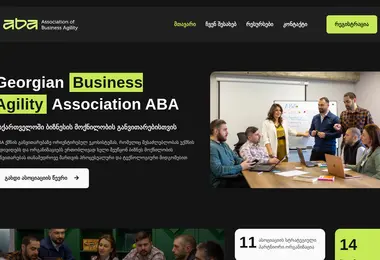 Скриншот aba.org.ge
