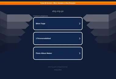 Скриншот abg.org.ge