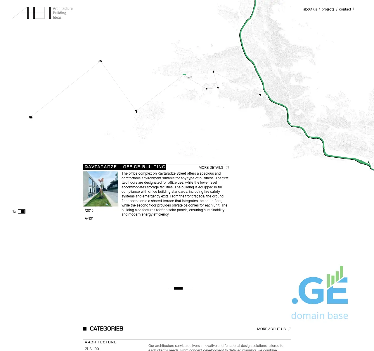 Screenshot of the site abigroup.ge at 2025-11-22