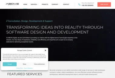 Screenshot of above.ge