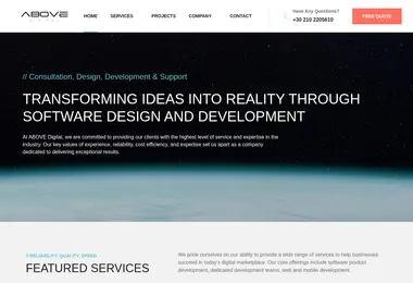 Скриншот above.ge