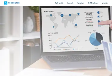 Screenshot of accountor.ge