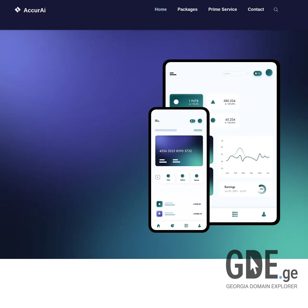 Screenshot of the site accurai.ge at 2025-12-08