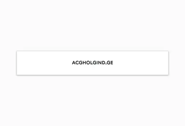 Скриншот acgholding.ge