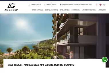 Screenshot of acgroup.ge