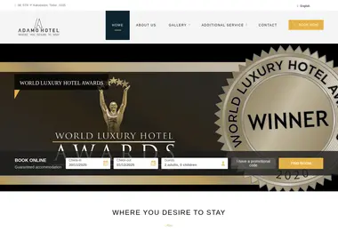 adamo.ge-ის ეკრანის სურათი