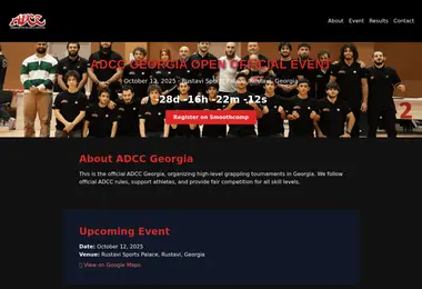 Screenshot of adcc.ge