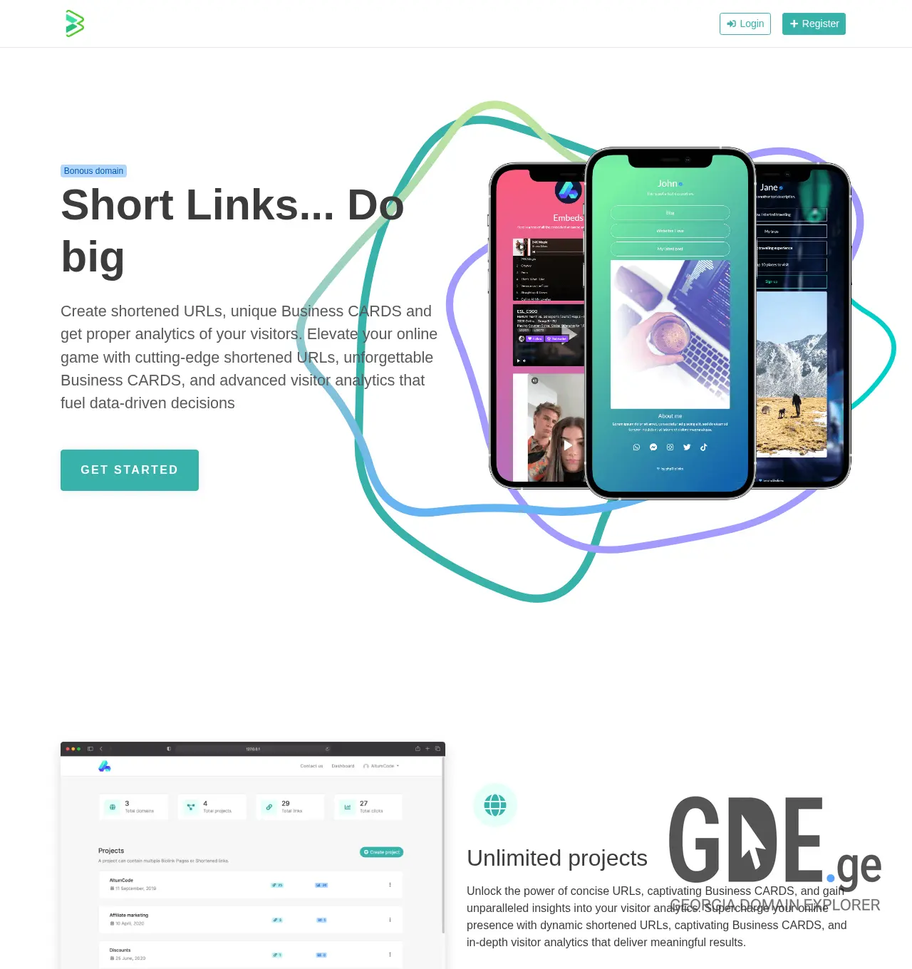 Screenshot of the site admission.com.ge at 2025-11-30