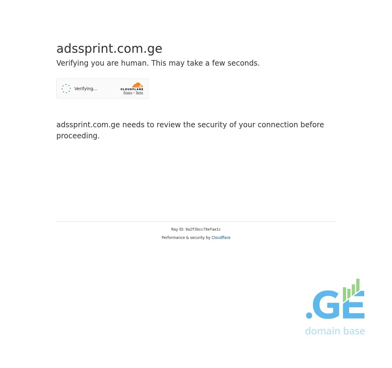 Screenshot of the site adssprint.com.ge at 2025-11-23