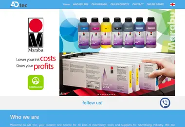 Скриншот adtec.ge