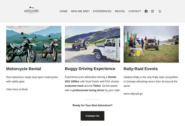 adventures.ge-ის ეკრანის სურათი