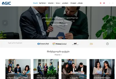 Скриншот agic.ge