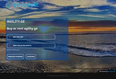 Screenshot of agility.ge