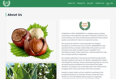 agrogroup.ge-ის ეკრანის სურათი