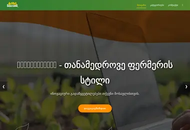 Скриншот agrosisstems.ge