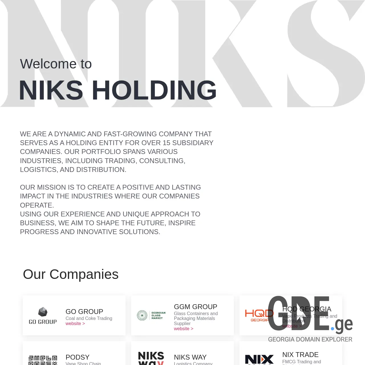 Screenshot of the site agrostil.ge at 2025-12-08