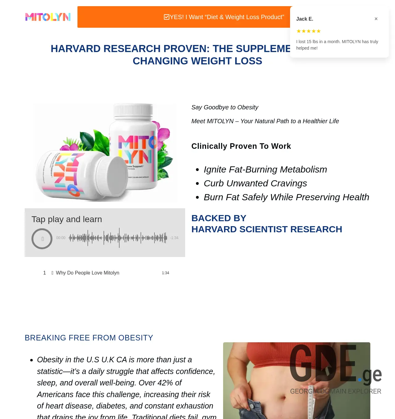 Screenshot of the site aidieta.ge at 2025-12-07