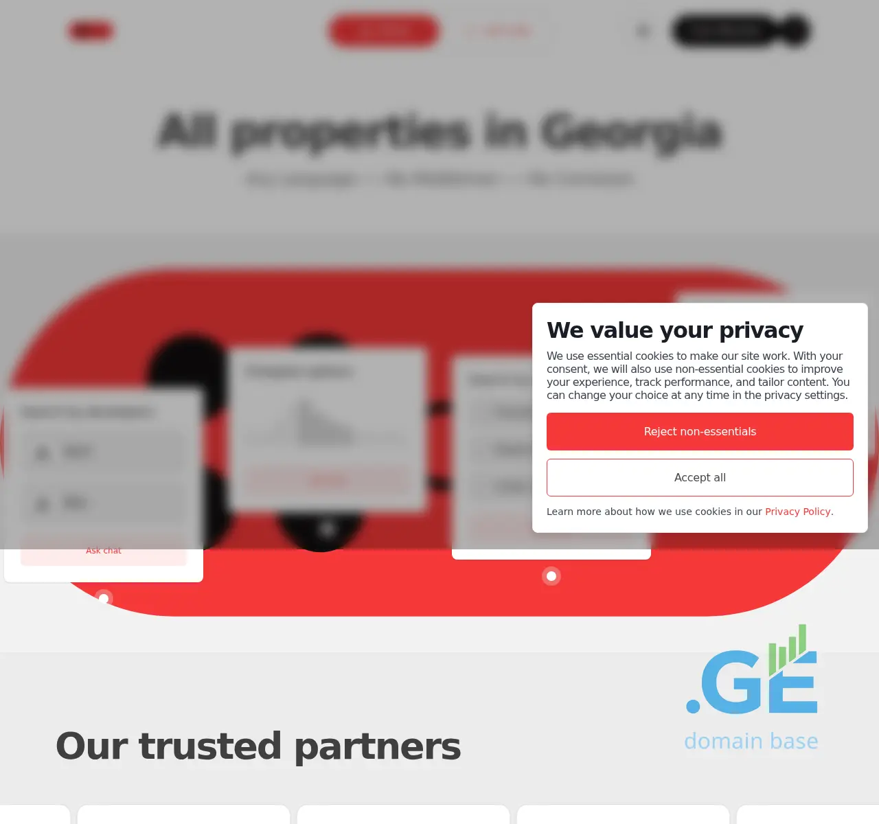 Screenshot of the site aipo.ge at 2025-11-21