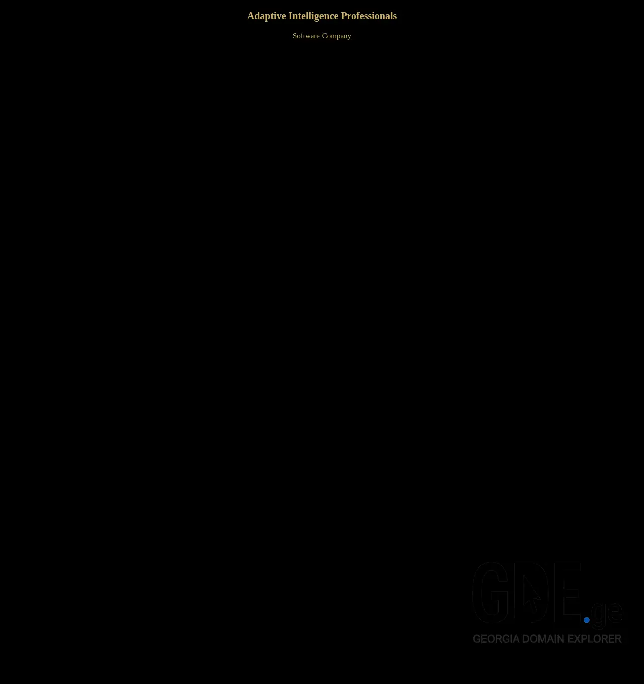 Screenshot of the site aipro.ge at 2025-12-07