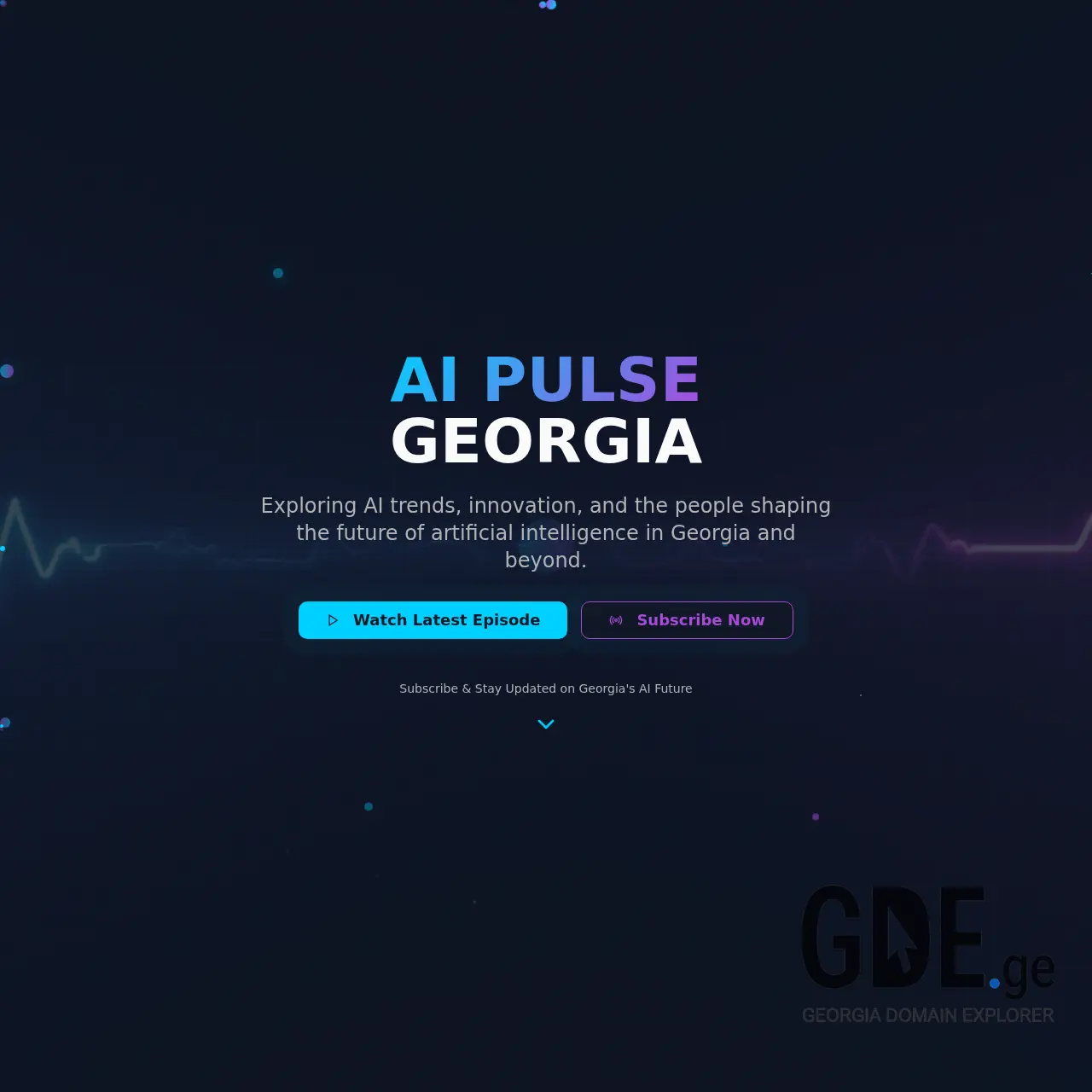 Screenshot of the site aipulsegeorgia.ge at 2025-12-08