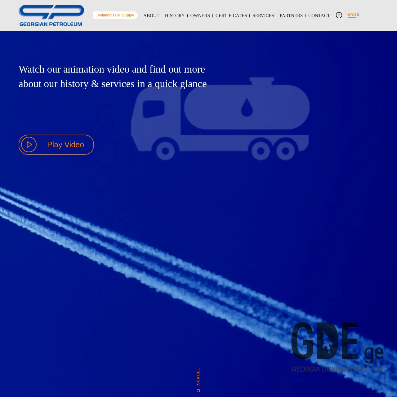 Screenshot of the site airgp.ge at 2025-12-15