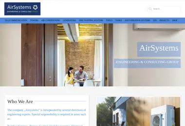 Screenshot of airsystems.ge