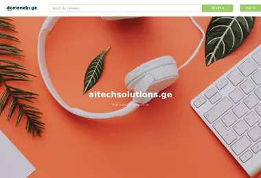 Скриншот aitechsolutions.ge