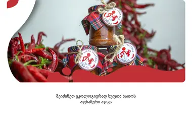 Screenshot of ajika.ge