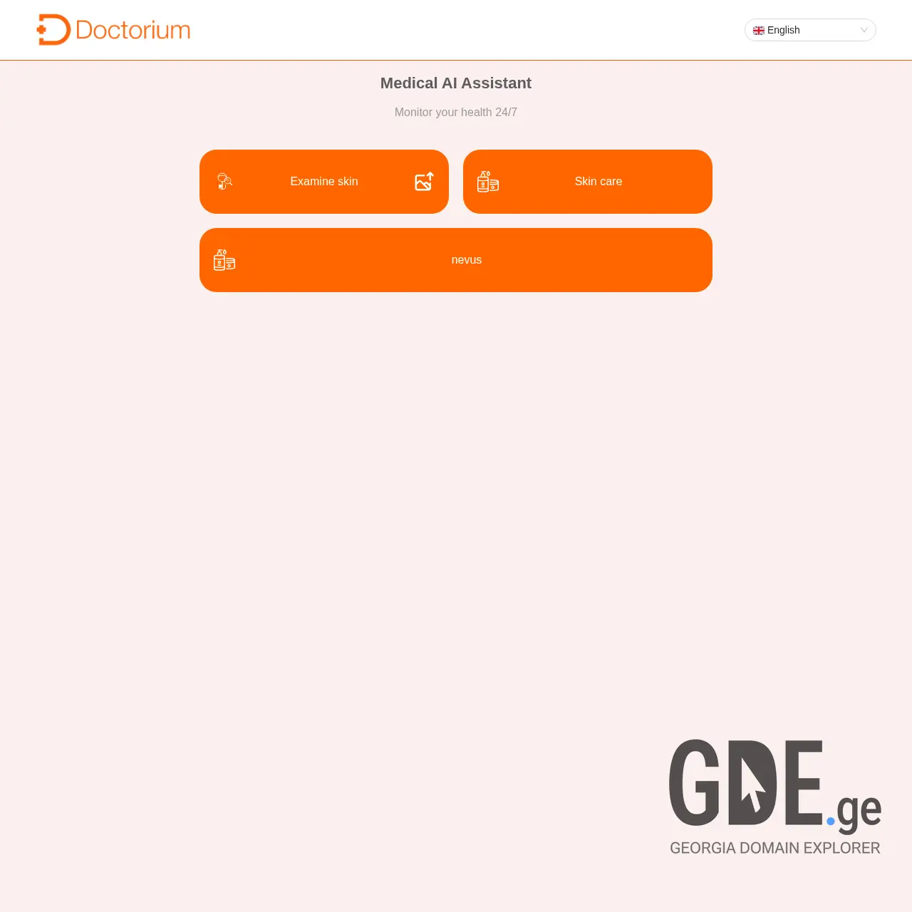 Screenshot of the site akne.ge at 2025-12-08