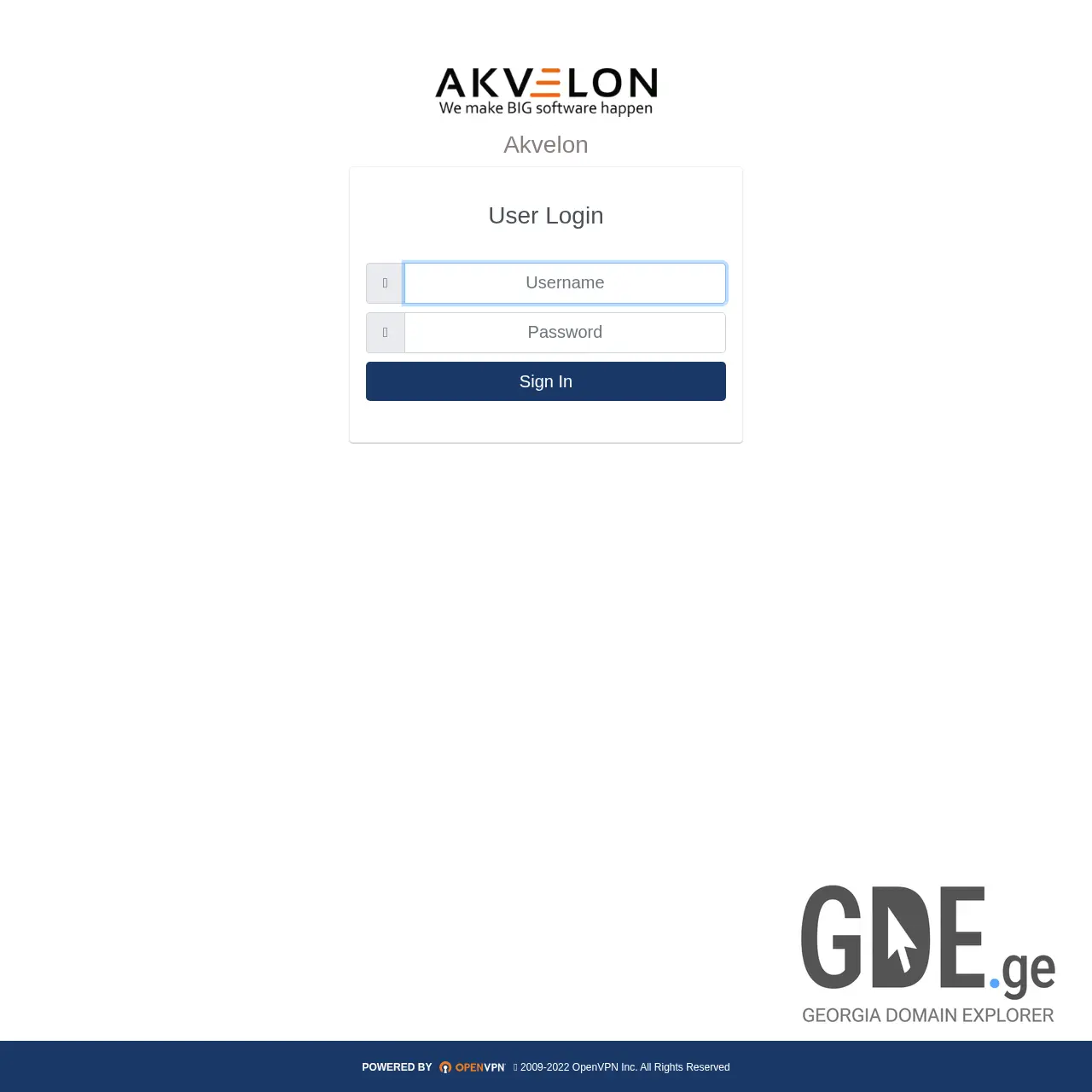 Screenshot of the site akvelon.ge at 2025-12-26