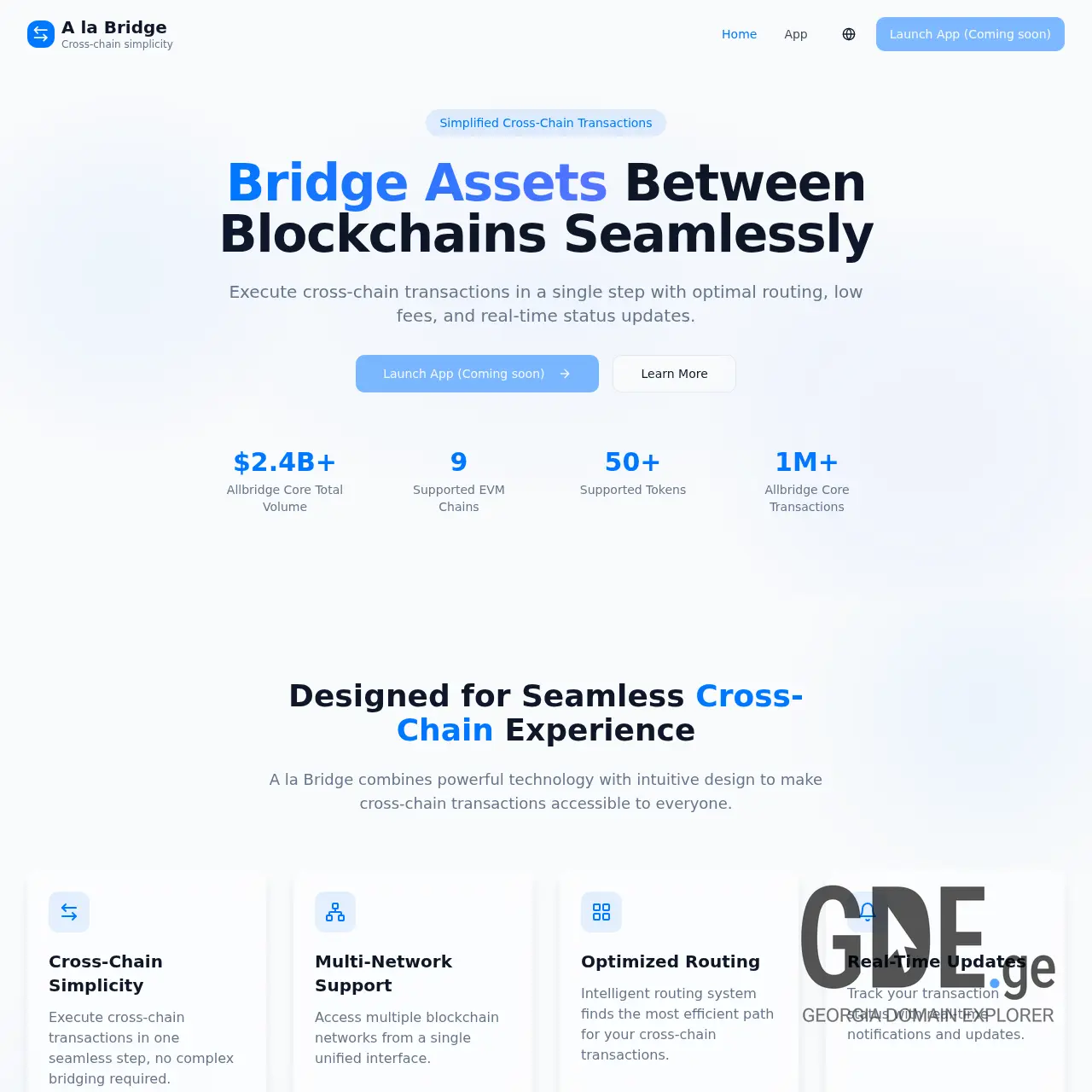 Screenshot of the site alabrid.ge at 2025-12-08
