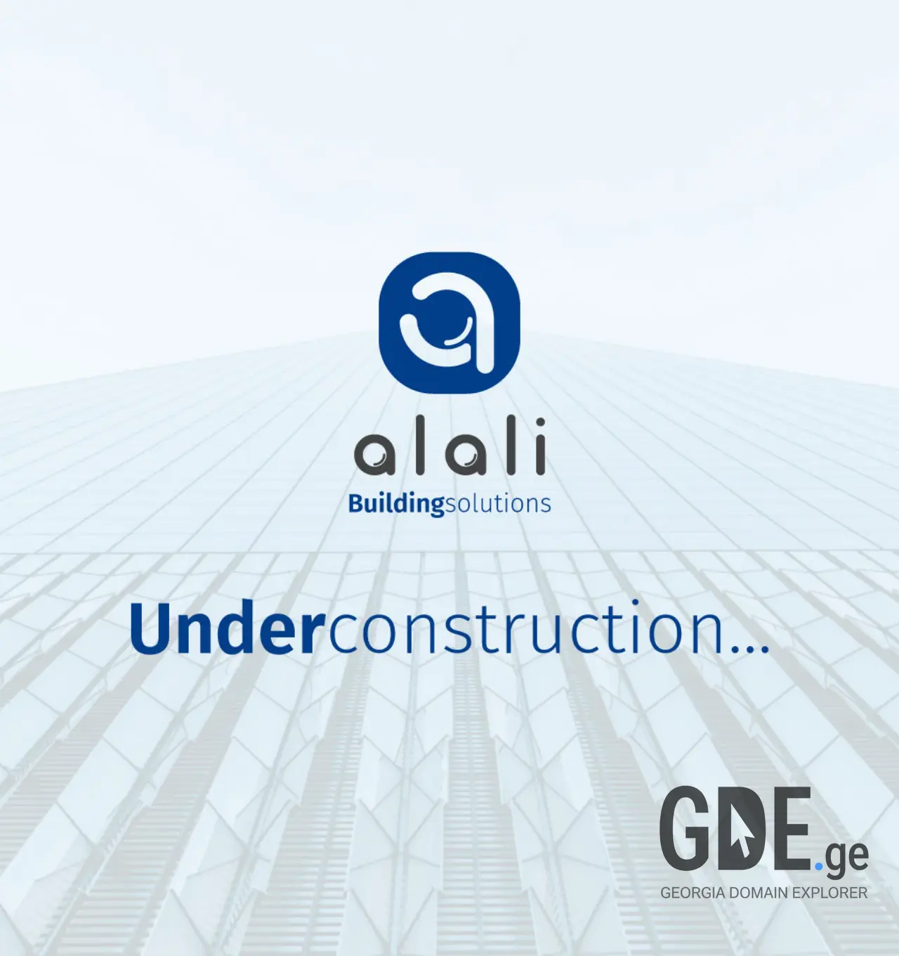 Screenshot of the site alalibuildingsolutions.ge at 2025-12-07