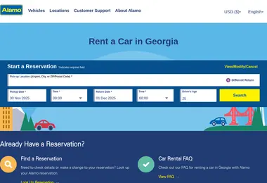 Screenshot of alamo.ge
