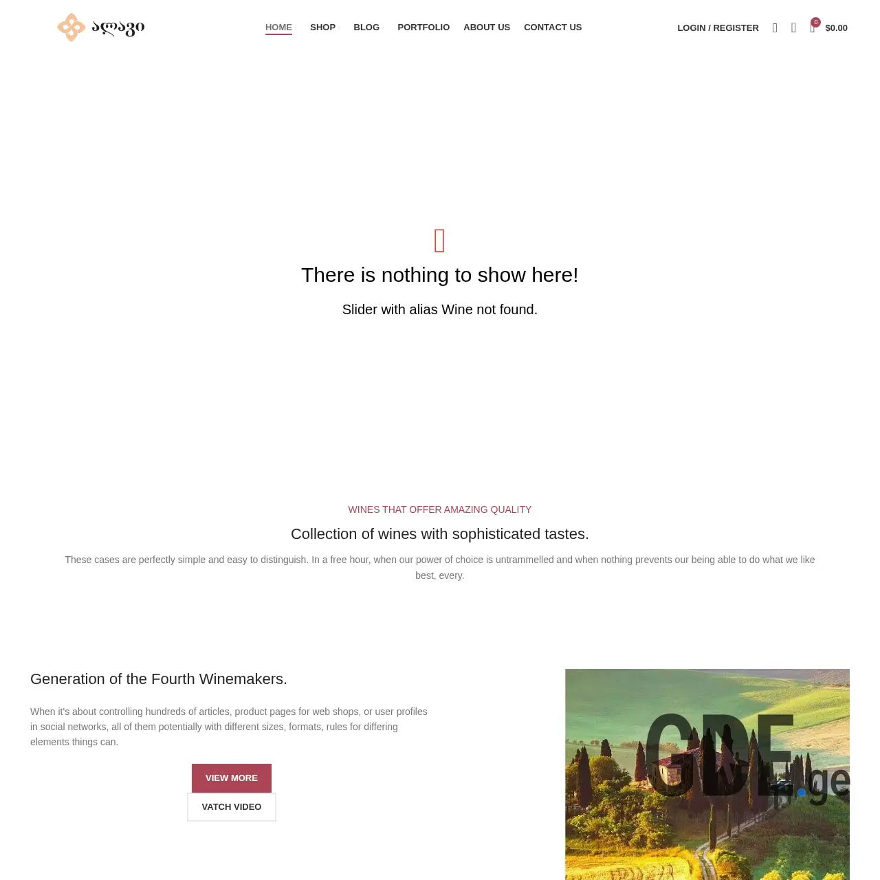 Screenshot of the site alavi.ge at 2025-12-09