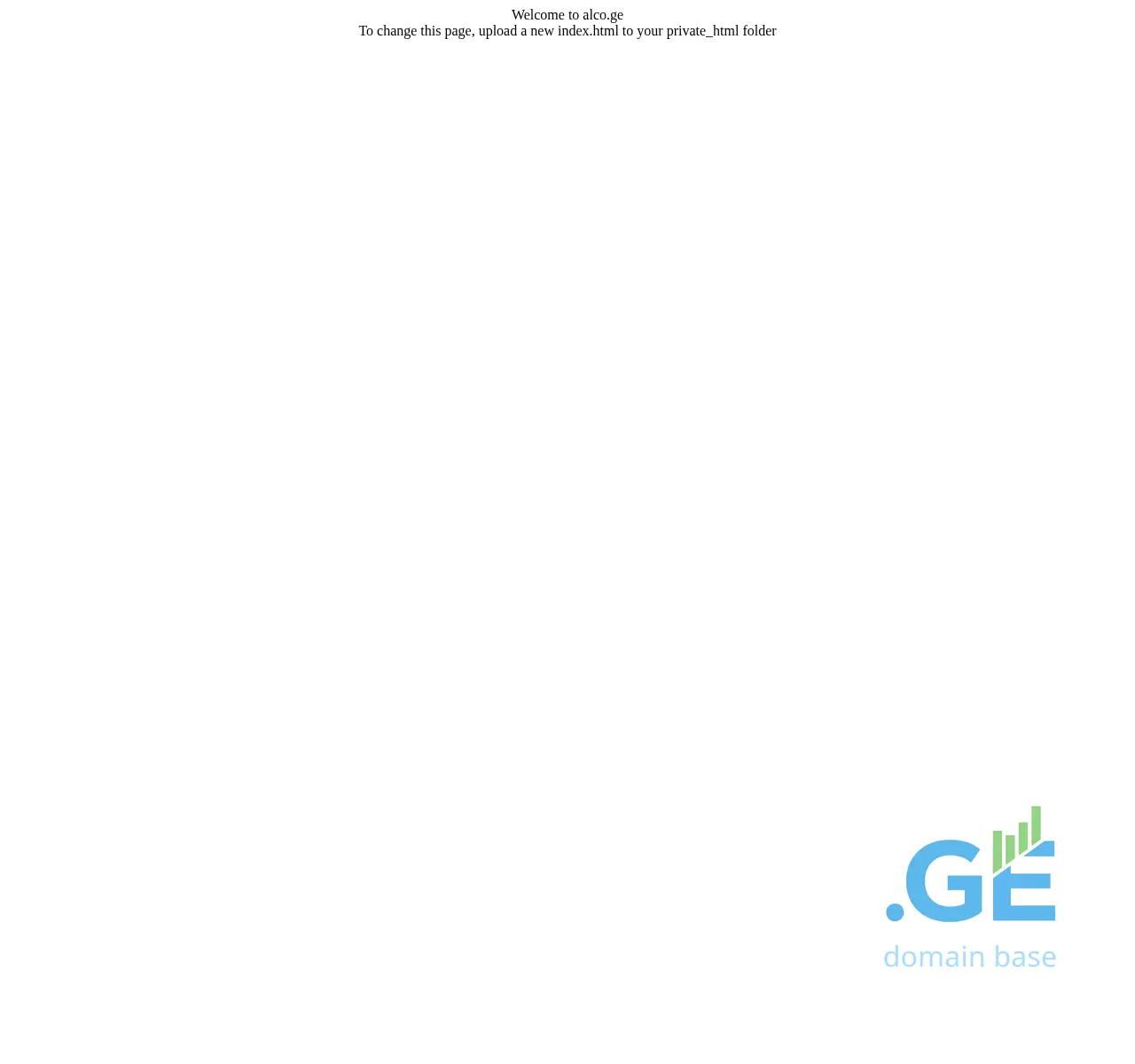 Screenshot of the site alco.ge at 2025-11-23