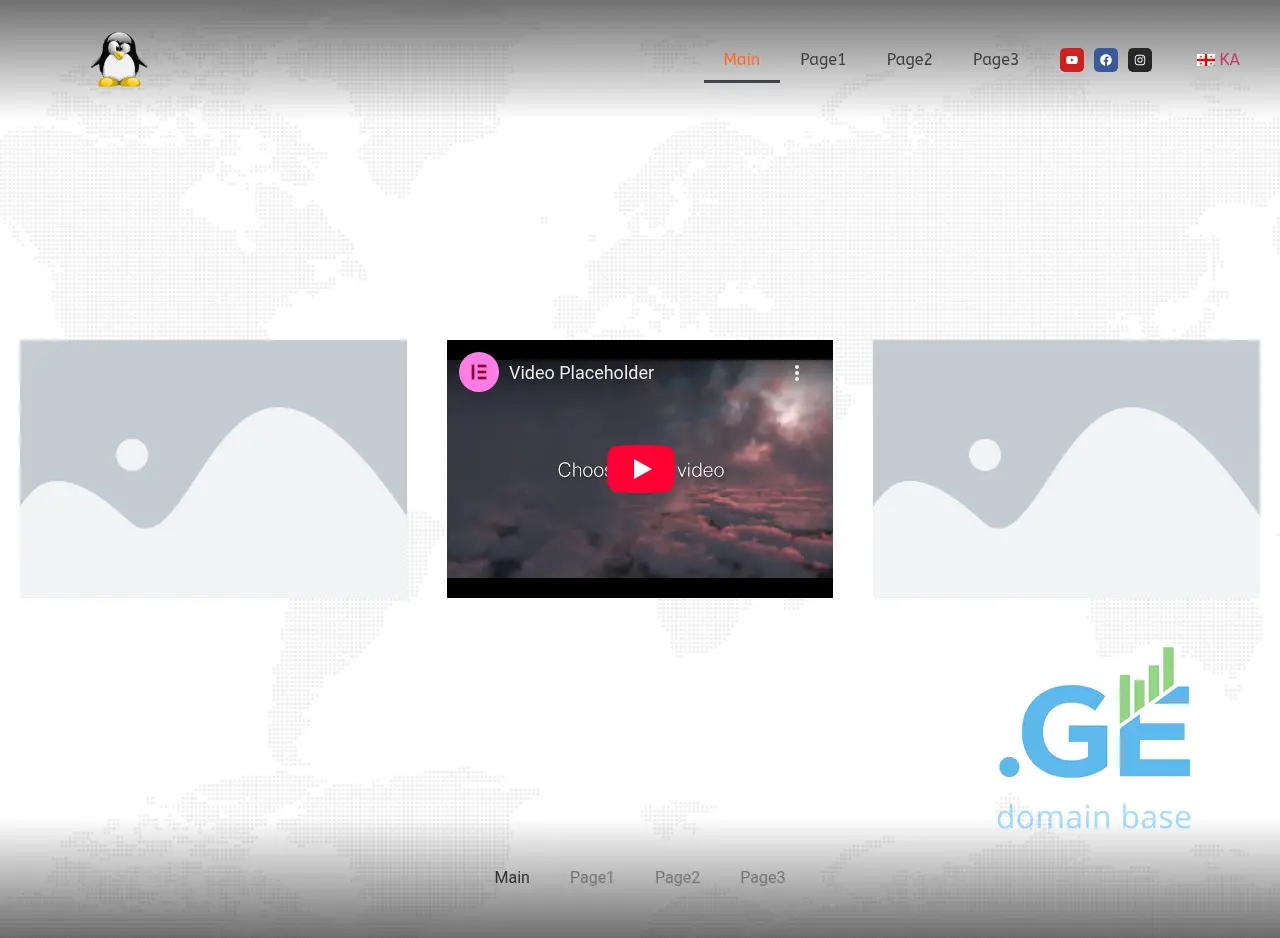 Screenshot of the site allaxis.ge at 2025-10-03