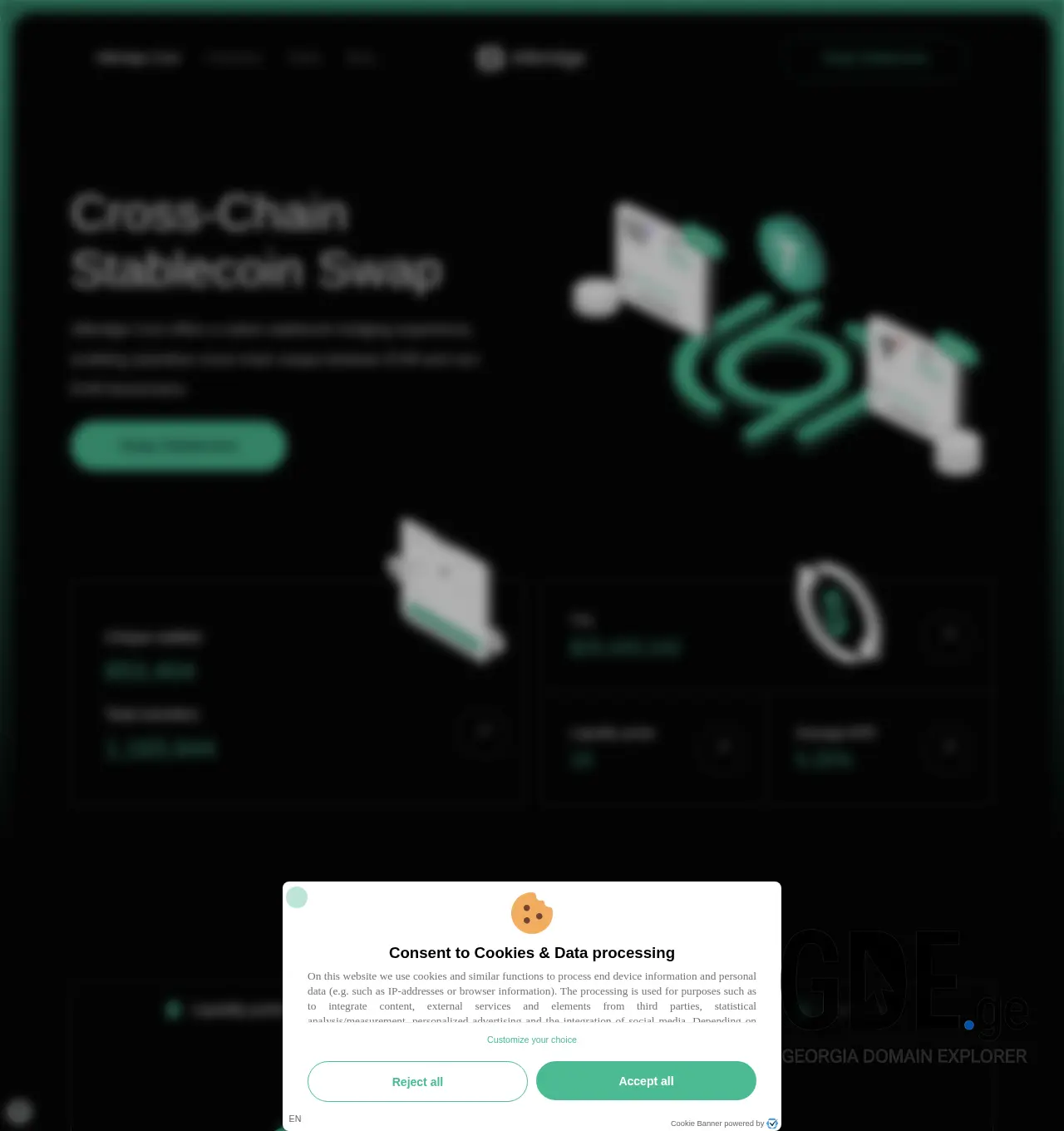 Screenshot of the site allbrid.ge at 2025-12-07