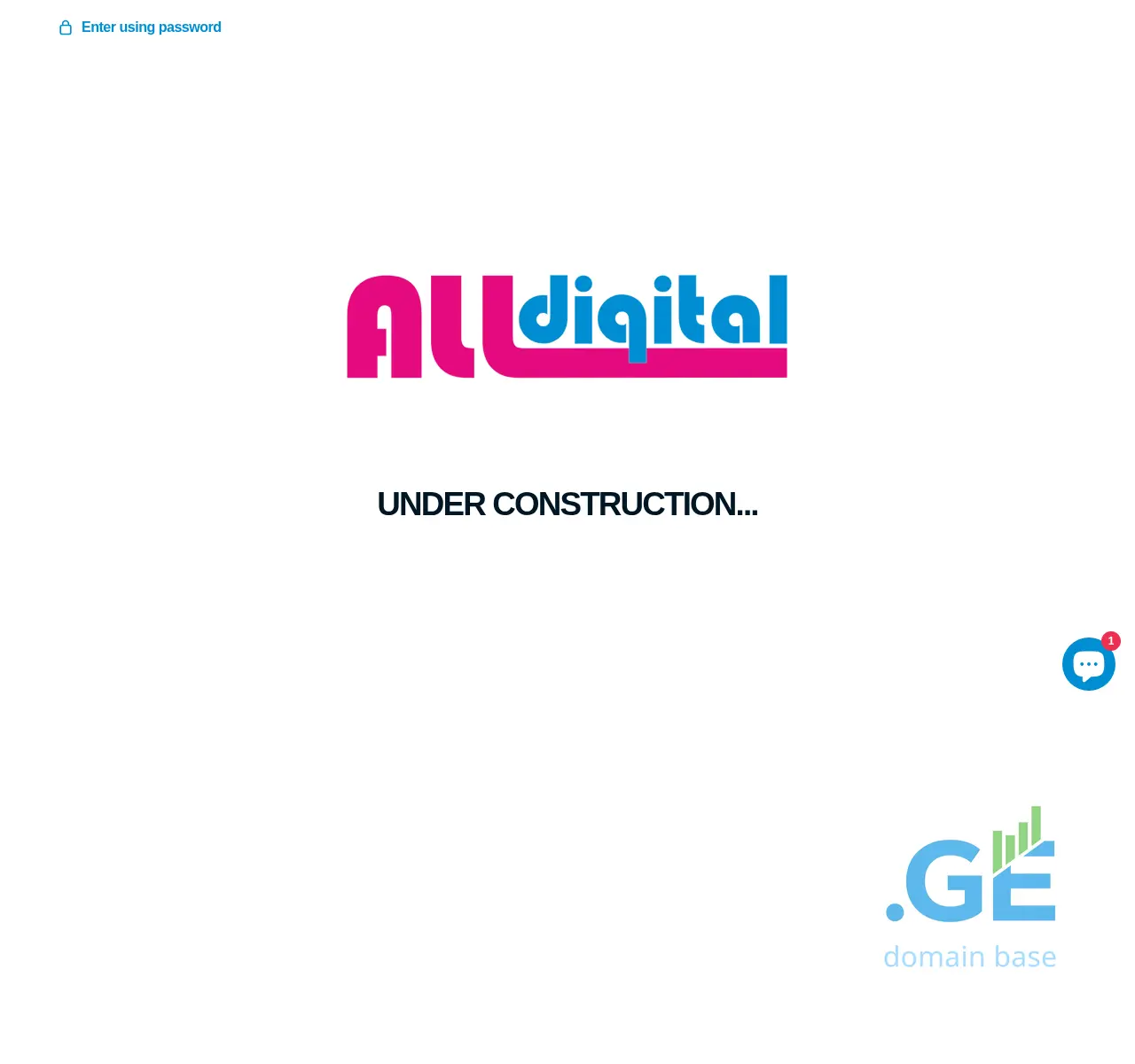 Screenshot of the site alldigital.ge at 2025-11-23